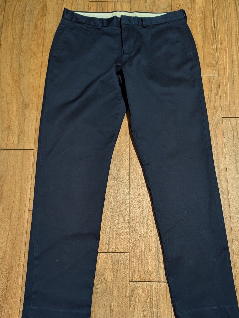 J. Crew Bowery Navy Chinos - Slim
